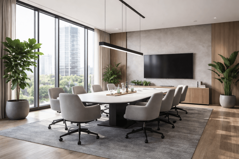 Moderner Konferenzraum in Hamburg Webdesign